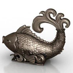 fish 3D Model .c4d .max .obj .3ds .fbx .stl .blend 