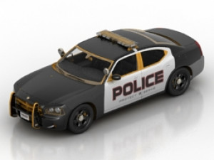 police car 3D Model