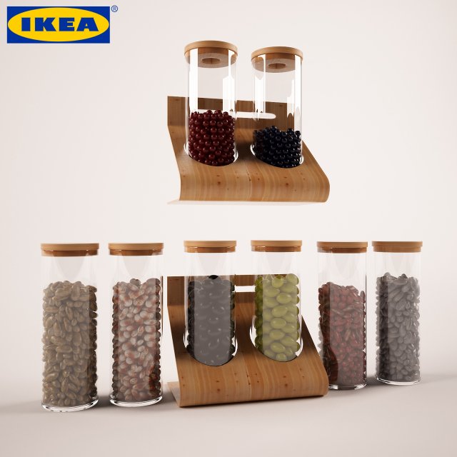 Spices 3D Model .c4d .max .obj .3ds .fbx .stl .blend 