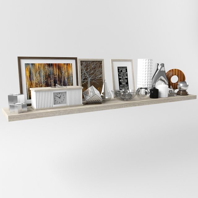 Decor 3D Model .c4d .max .obj .3ds .fbx .stl .blend