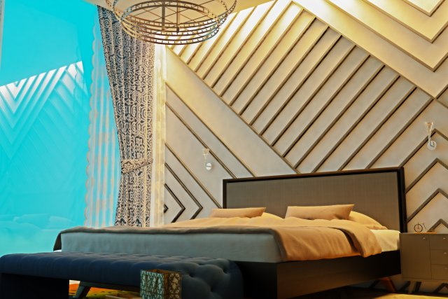 bedroom 3D मॉडल .c4d .max .obj .3ds .fbx .stl .blend