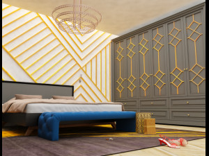 bedroom 3D मॉडल