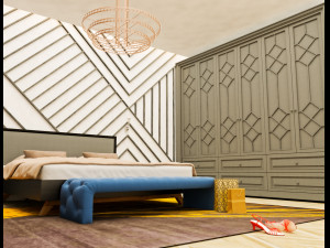bedroom 3D मॉडल