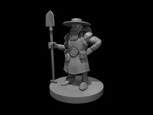 dwarven 3D Model