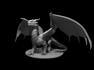 steel dragon 3D Model