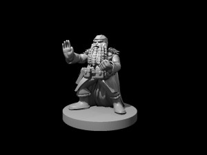 dwarf wizard 3D Model