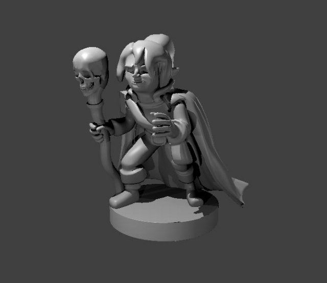 halfling 3D Model .c4d .max .obj .3ds .fbx .stl .blend 