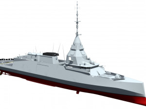 fti fdi frigate v2 Modelo 3D