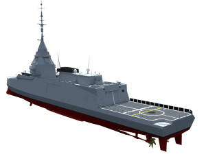 fti fdi frigate v2 Modelo 3D