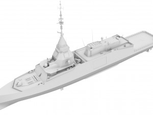 fti fdi frigate v2 Modelo 3D