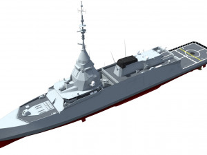 fti fdi frigate v2 Modelo 3D