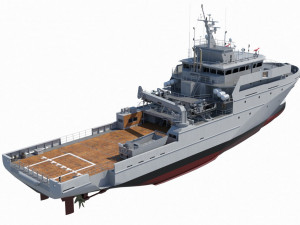 multi-mission vessel b2m Modello 3D