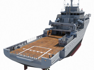 multi-mission vessel b2m Modello 3D