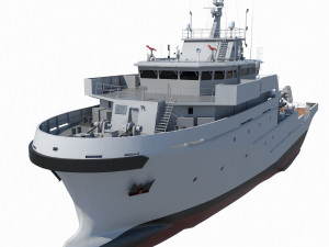 multi-mission vessel b2m Modello 3D