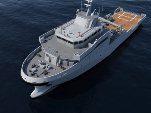 multi-mission vessel b2m Modello 3D