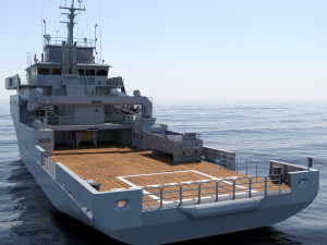 multi-mission vessel b2m Modello 3D