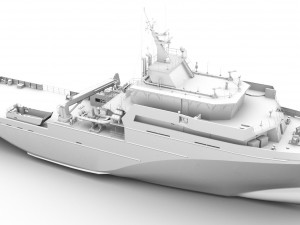 multi-mission vessel b2m Modello 3D