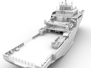 multi-mission vessel b2m Modello 3D