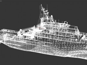 multi-mission vessel b2m Modello 3D