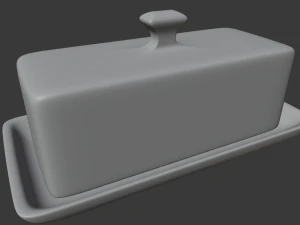 butter dish 3D Model