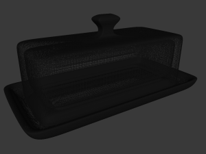 butter dish Model 3D