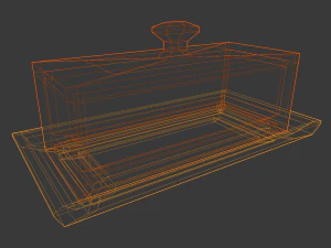 butter dish 3D Model