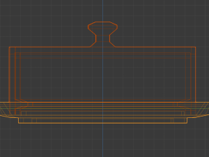 butter dish Model 3D