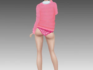 girl anime 3D Model