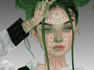 girl anime 3D Model