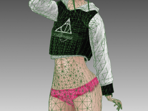 girl anime 3D Модель
