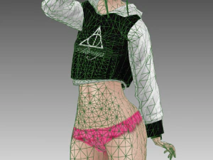 girl anime 3D Model