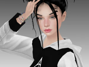 girl anime 3D Model