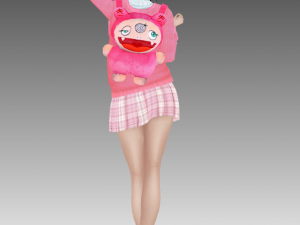 girl anime 3D 모델