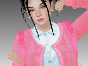 girl anime Modelo 3D