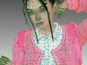 girl anime Modelo 3D