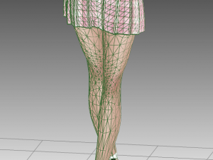girl anime Modelo 3D