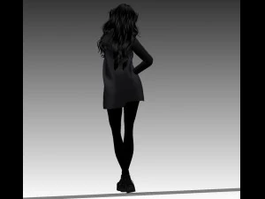 girl anime 3D Model