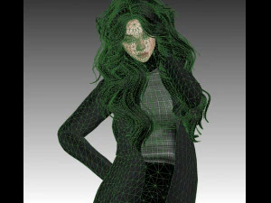 girl anime 3D Model