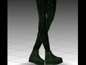 girl anime 3D Model