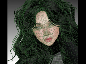 girl anime 3D मॉडल