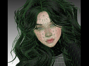 girl anime 3D Model