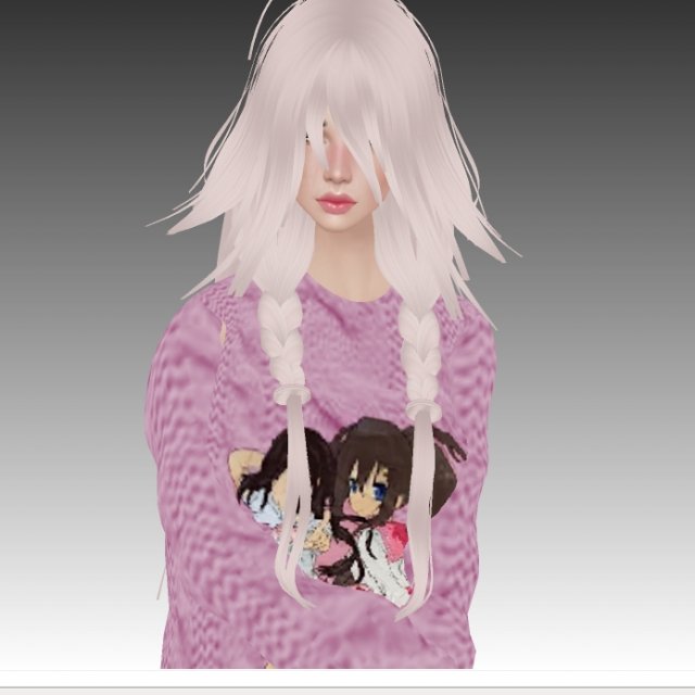 blonde anime girl 3D Model .c4d .max .obj .3ds .fbx .stl .blend 