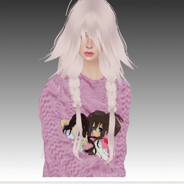 सुनहरे बालों वाली एनीमे लड़की 3D मॉडल .c4d .max .obj .3ds .fbx .stl .blend 