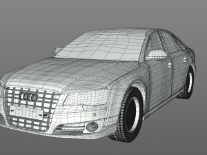 audia8 3D-Modell
