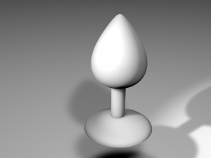 butt plug Model 3D
