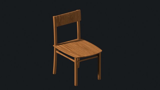 chair 3D Модель .c4d .max .obj .3ds .fbx .stl .blend
