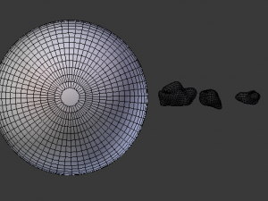 mars and asteroids Modèle 3D