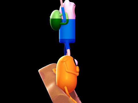 Adventure time opening diorama 3D Print Model
