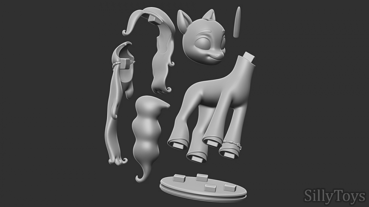 izzy moonbow - my little pony a new generation 3D Принт Модель in Животные  3DExport