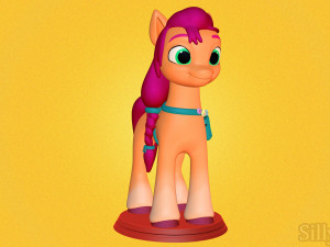 sunny izzy zipp and pipp - my little pony a new generation pack Model do druku 3D